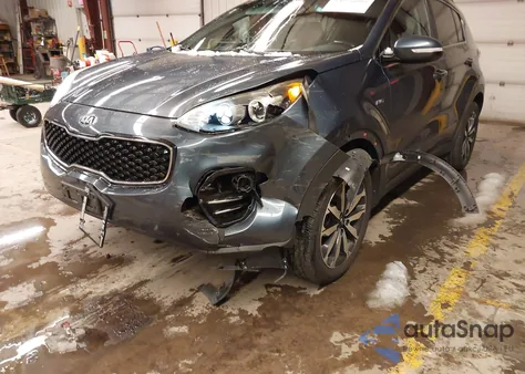 2018 Kia Sportage Ex из США, поврежденный, VIN KNDPNCAC3J7396864